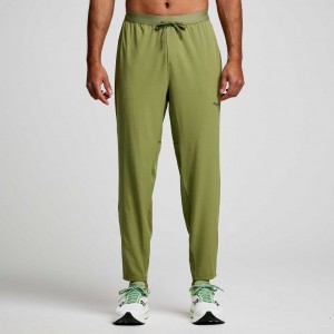 Saucony Boston Woven Jogginghose Herren Olivgrün | SCHWEIZ VIERQ