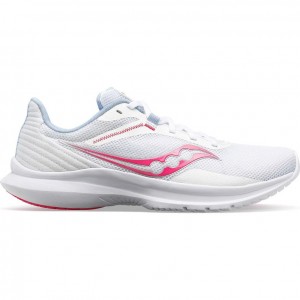 Saucony Convergence Laufschuhe Damen Weiß Rosa | SCHWEIZ RGEMA