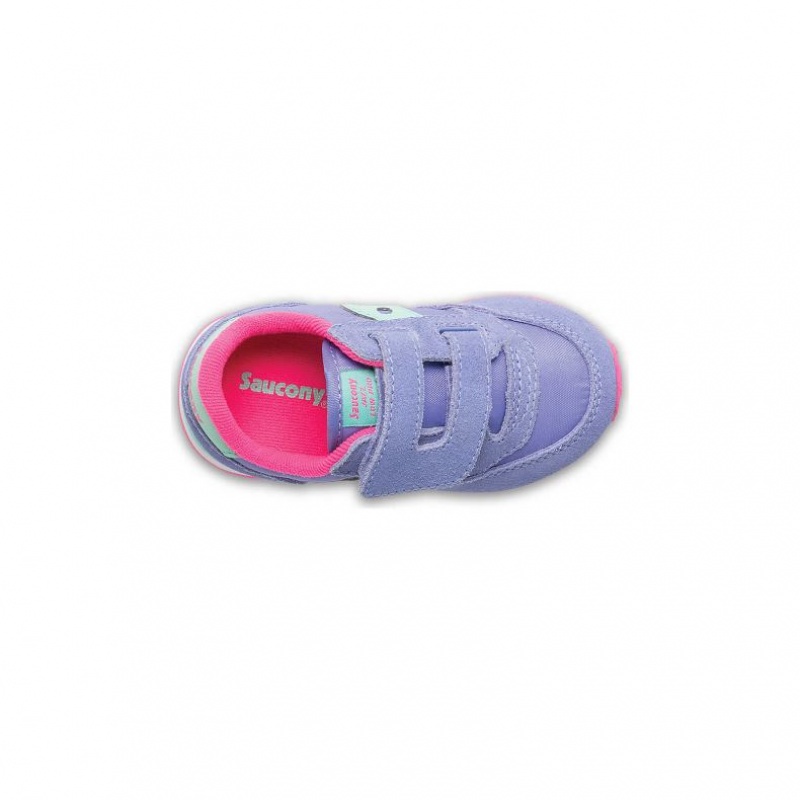 Saucony Baby Jazz Hook & Loop Sneaker Kleine Kinder Lila | SCHWEIZ VARBJ