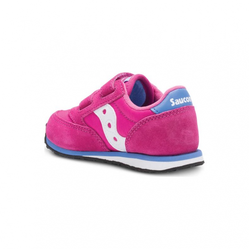 Saucony Baby Jazz Hook & Loop Sneaker Kleine Kinder Rosa | SCHWEIZ HPYUD