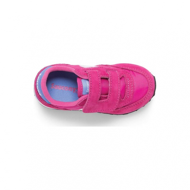 Saucony Baby Jazz Hook & Loop Sneaker Kleine Kinder Rosa | SCHWEIZ HPYUD