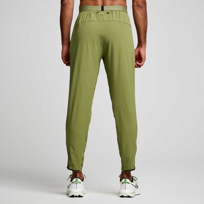 Saucony Boston Woven Jogginghose Herren Olivgrün | SCHWEIZ VIERQ