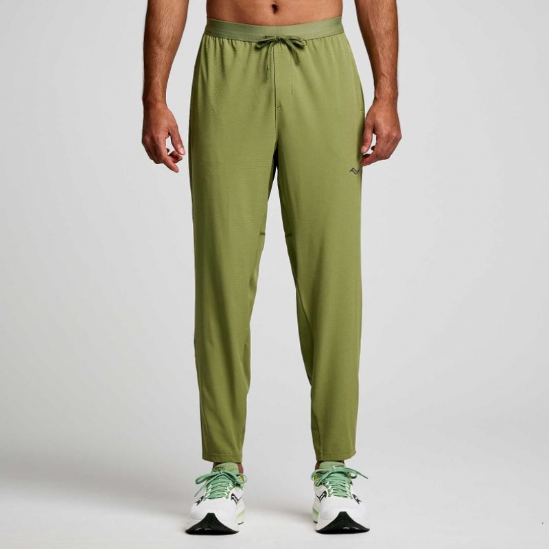 Saucony Boston Woven Jogginghose Herren Olivgrün | SCHWEIZ VIERQ