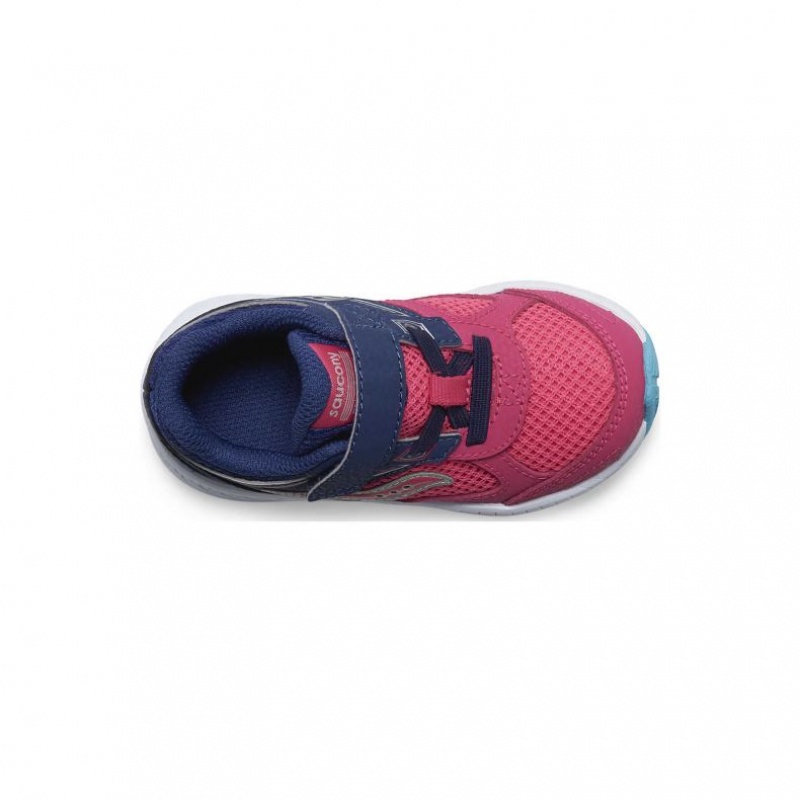 Saucony Cohesion 14 A/C Jr. Sneaker Kleine Kinder Rosa Navy | SCHWEIZ CYJXL