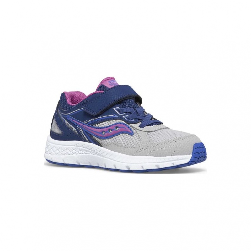 Saucony Cohesion 14 A/C Sneaker Große Kinder Navy Grau | SCHWEIZ TWKFP