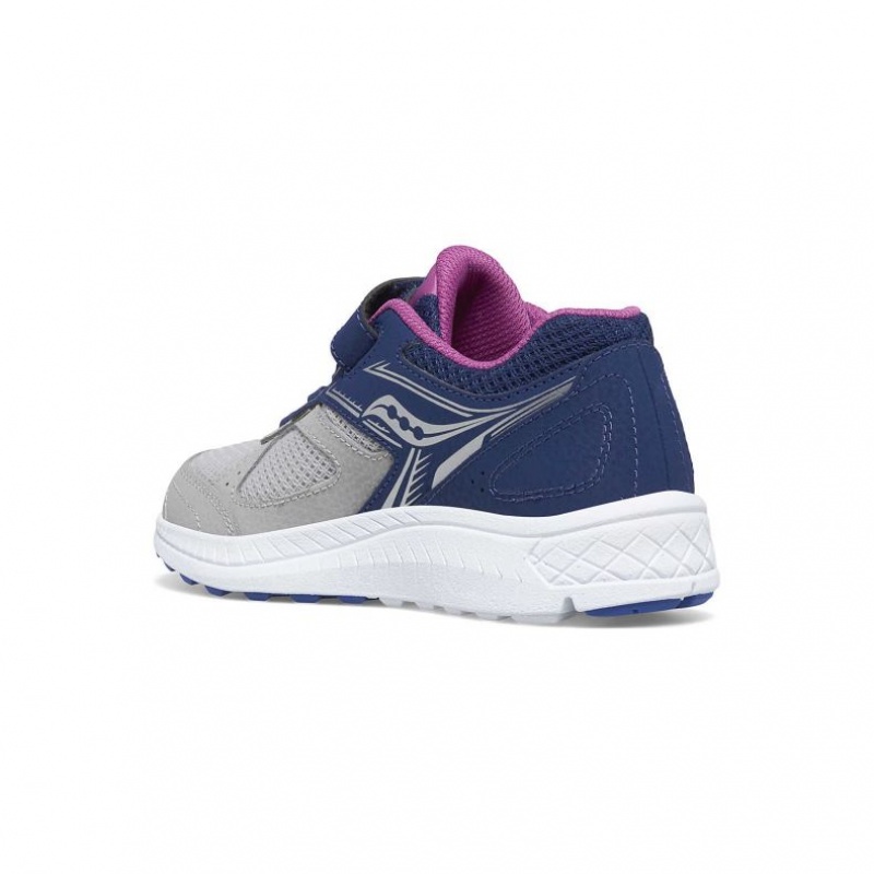 Saucony Cohesion 14 A/C Sneaker Große Kinder Navy Grau | SCHWEIZ TWKFP