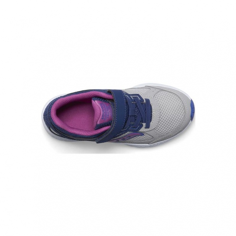 Saucony Cohesion 14 A/C Sneaker Große Kinder Navy Grau | SCHWEIZ TWKFP