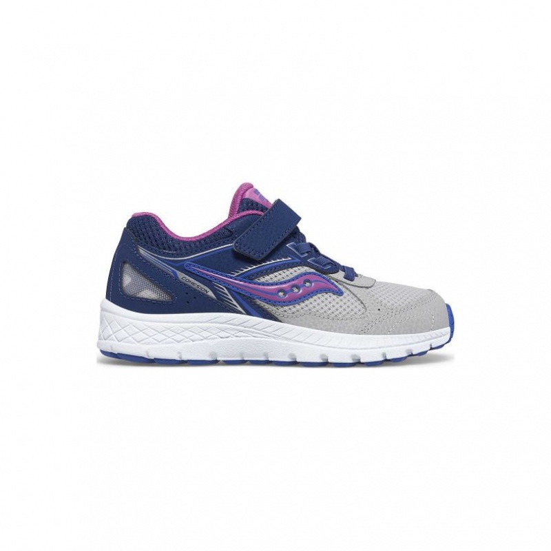 Saucony Cohesion 14 A/C Sneaker Große Kinder Navy Grau | SCHWEIZ TWKFP