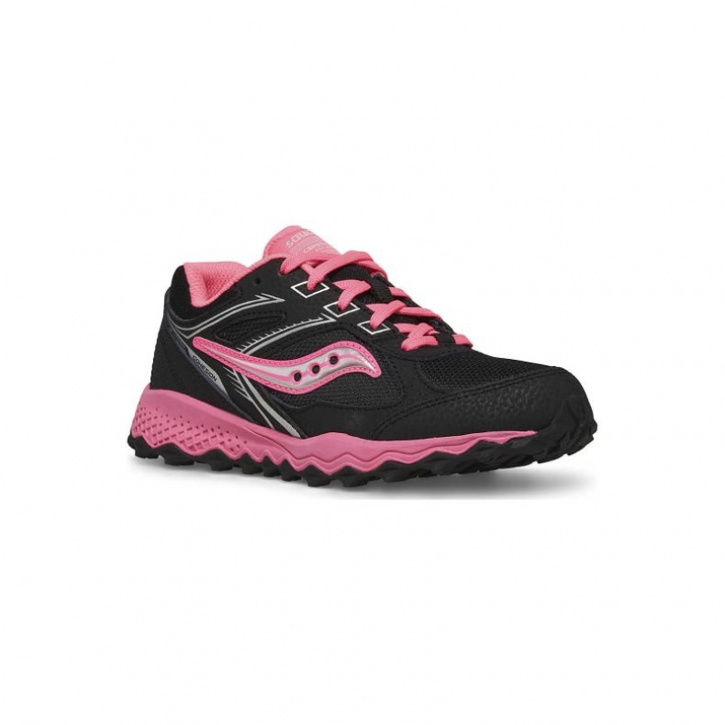 Saucony Cohesion TR14 Lace Sneaker Große Kinder Schwarz Rosa | SCHWEIZ HRCKD