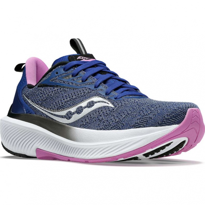 Saucony Echelon 9 Wide Laufschuhe Damen Indigo | SCHWEIZ HFPBQ