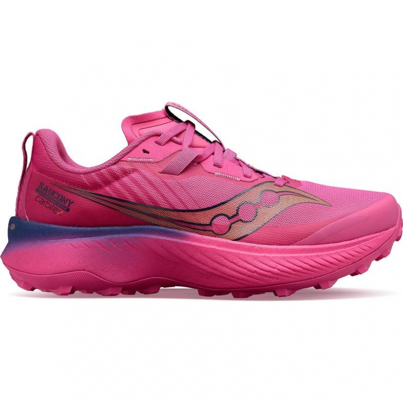Saucony Endorphin Edge Laufschuhe Damen Rosa | SCHWEIZ KBSTE