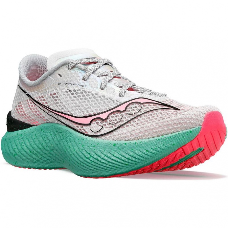 Saucony Endorphin Pro 3 Laufschuhe Damen Weiß | SCHWEIZ NZHYE