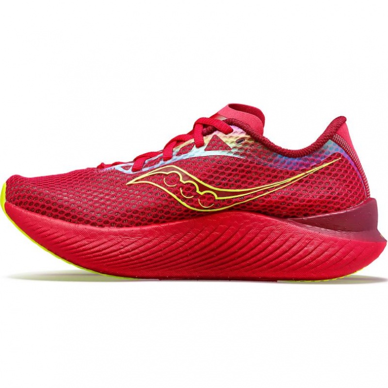 Saucony Endorphin Pro 3 Laufschuhe Damen Rot | SCHWEIZ QROJK
