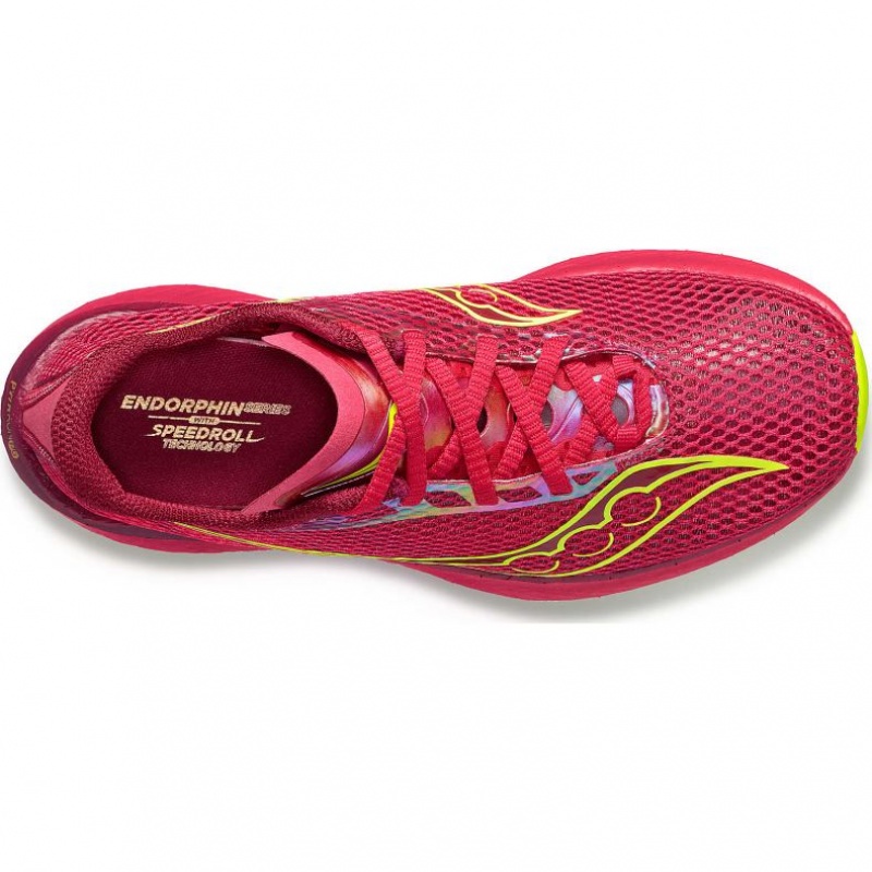 Saucony Endorphin Pro 3 Laufschuhe Damen Rot | SCHWEIZ QROJK