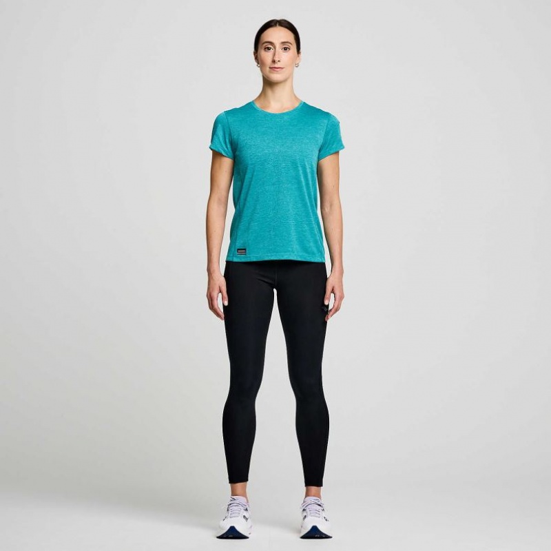 Saucony Fortify 7/8 Strumpfhose Damen Schwarz | SCHWEIZ ZDPAY