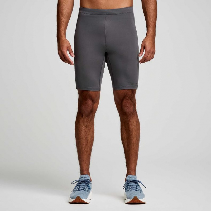 Saucony Fortify Gefütterte Half Strumpfhose Herren Grau | SCHWEIZ AQDXK