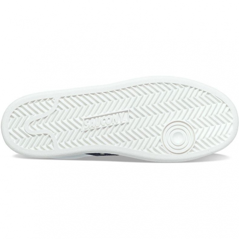 Saucony Jazz Court PU Sneaker Damen Weiß Navy | SCHWEIZ WEBYQ