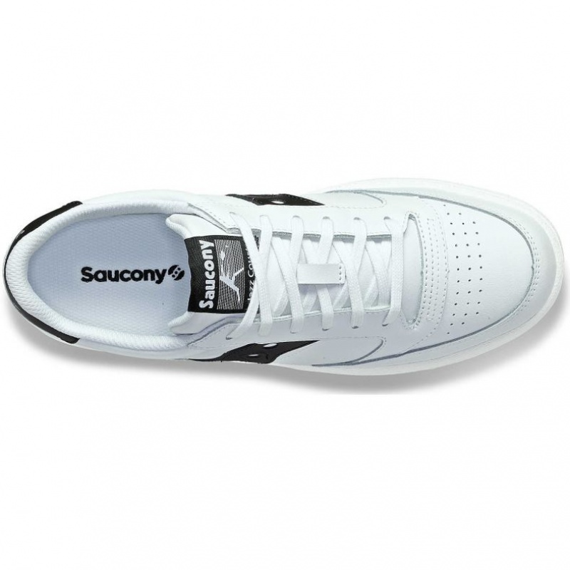 Saucony Jazz Court PU Sneaker Herren Weiß Schwarz | SCHWEIZ GOCXK