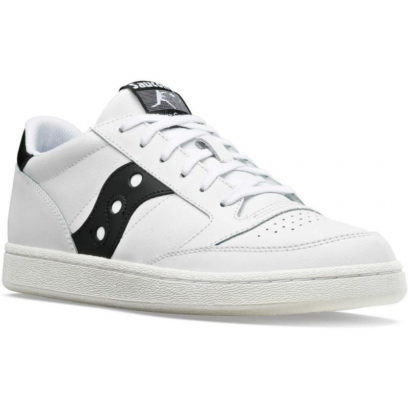 Saucony Jazz Court PU Sneaker Herren Weiß Schwarz | SCHWEIZ GOCXK