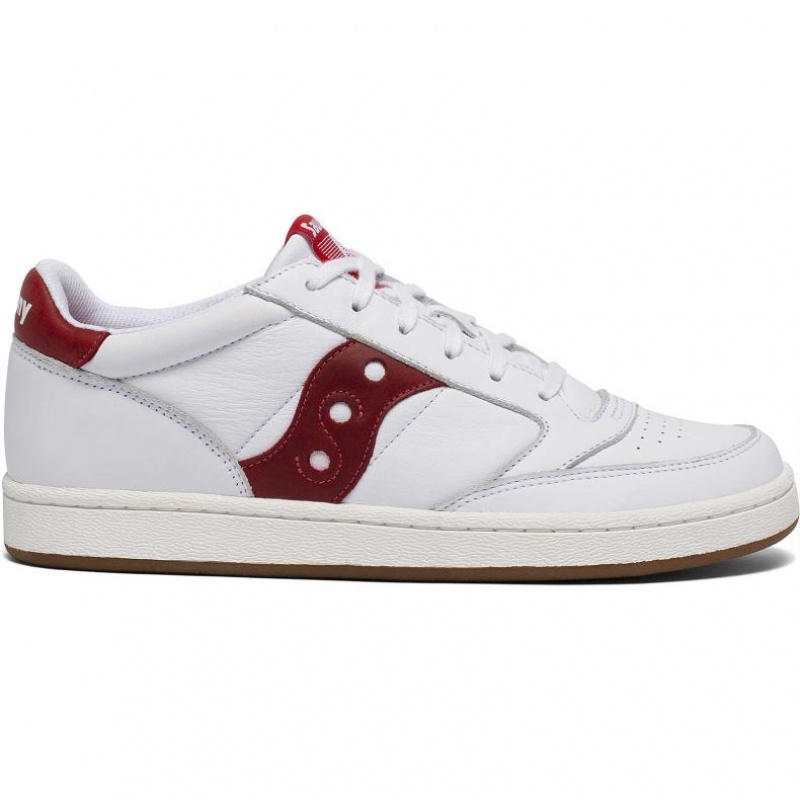 Saucony Jazz Court Sneaker Herren Weiß Rot | SCHWEIZ NSOJE