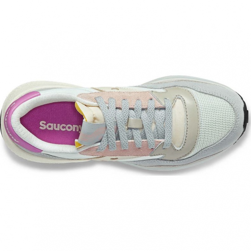 Saucony Jazz NXT Sneaker Damen Weiß Grau Rosa | SCHWEIZ FOAZJ