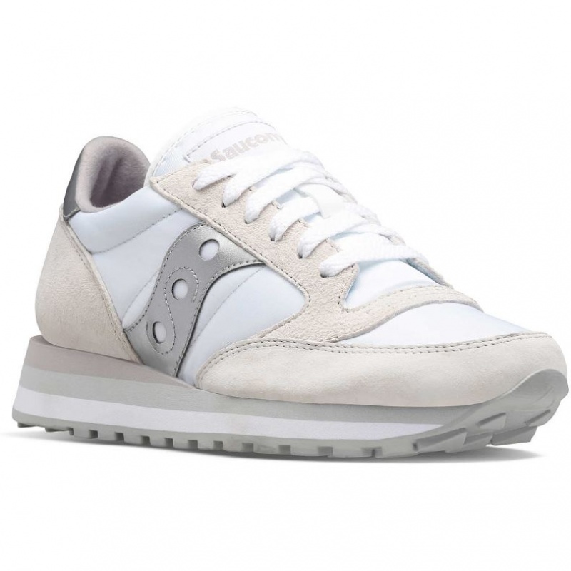 Saucony Jazz Triple Sneaker Damen Weiß Silber | SCHWEIZ DHMEK