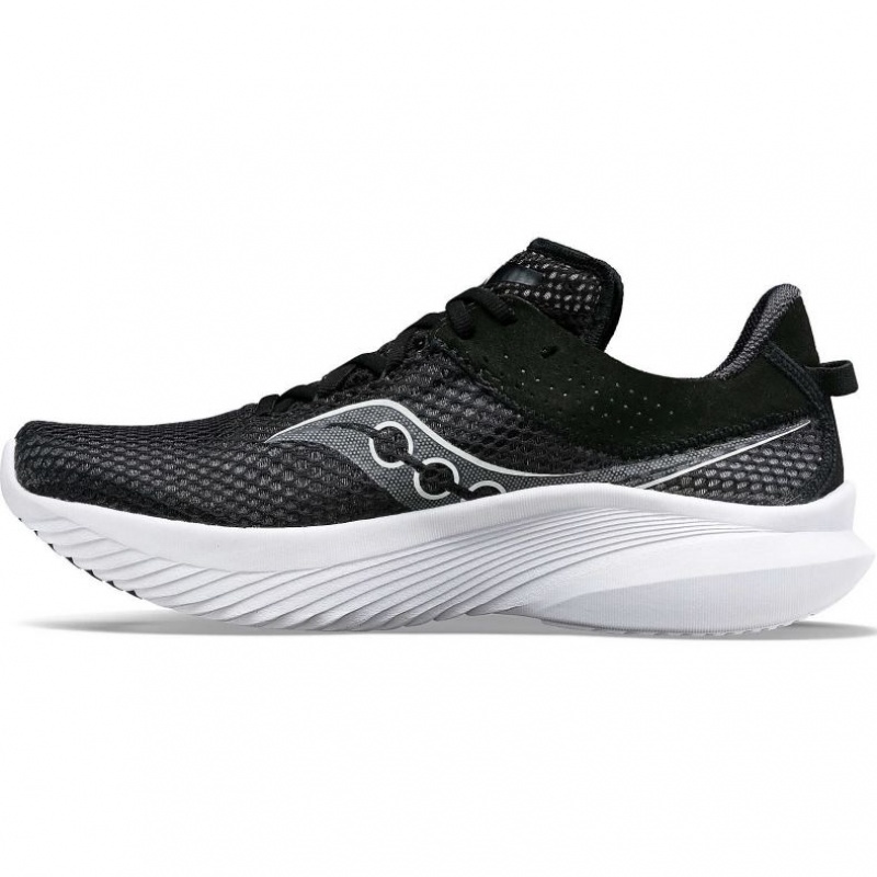 Saucony Kinvara 14 Laufschuhe Damen Schwarz Weiß | SCHWEIZ QEKPV