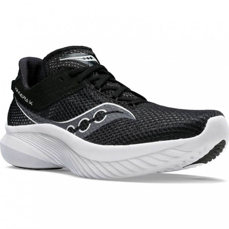 Saucony Kinvara 14 Laufschuhe Damen Schwarz Weiß | SCHWEIZ QEKPV
