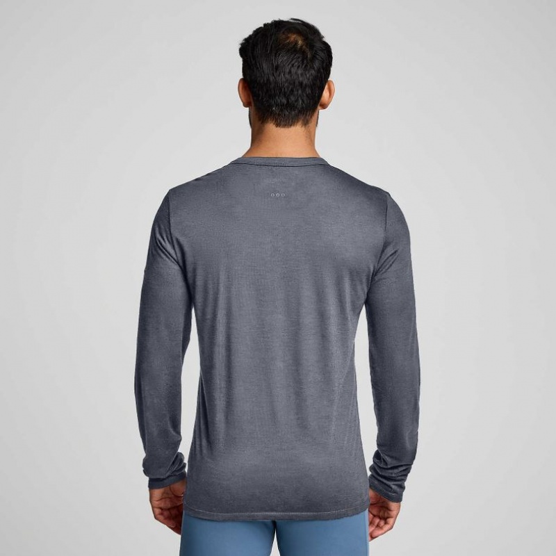 Saucony Peregrine Merino Long Sleeve T-Shirt Herren Grau | SCHWEIZ DPZKG