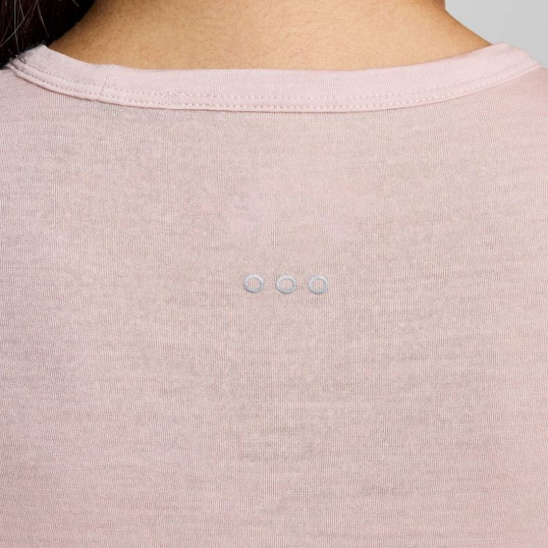 Saucony Peregrine Merino Long Sleeve T-Shirt Damen Rosa | SCHWEIZ GQUXA