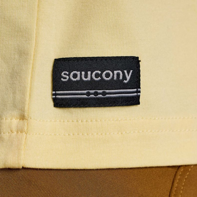 Saucony Recovery Boxy T-Shirt Damen Gelb | SCHWEIZ XRLFO
