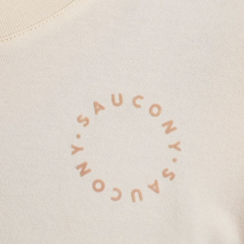 Saucony Recovery Boxy T-Shirt Damen Weiß | SCHWEIZ KPVSR
