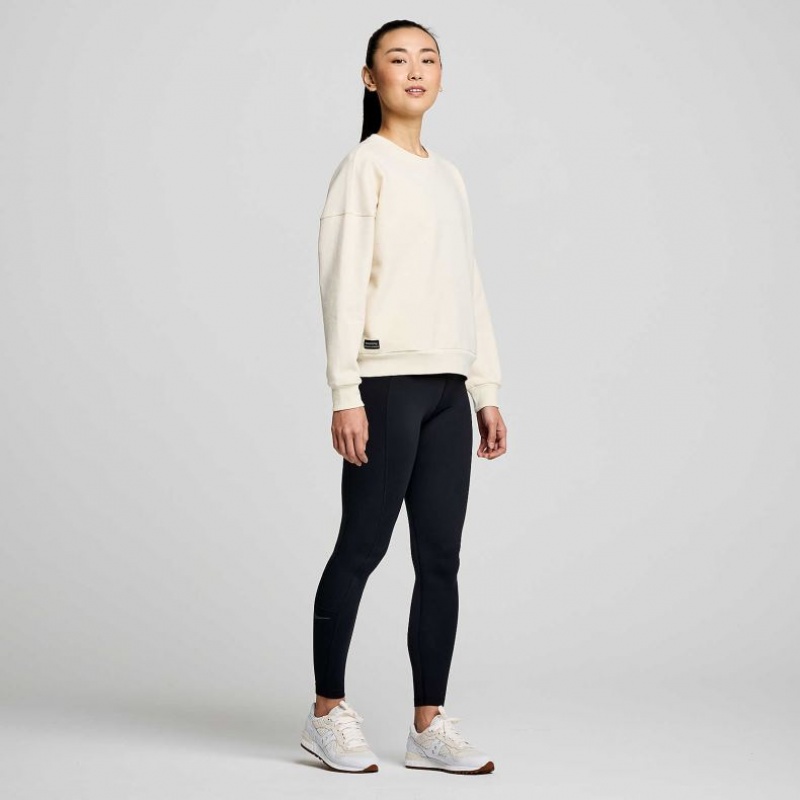 Saucony Recovery Crew Sweatshirt Damen Weiß | SCHWEIZ HBDPA