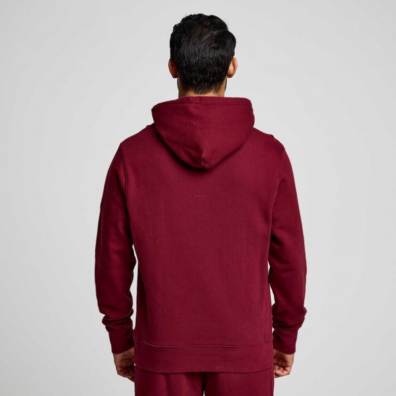 Saucony Recovery Hoodie Herren Rot | SCHWEIZ QLZYT