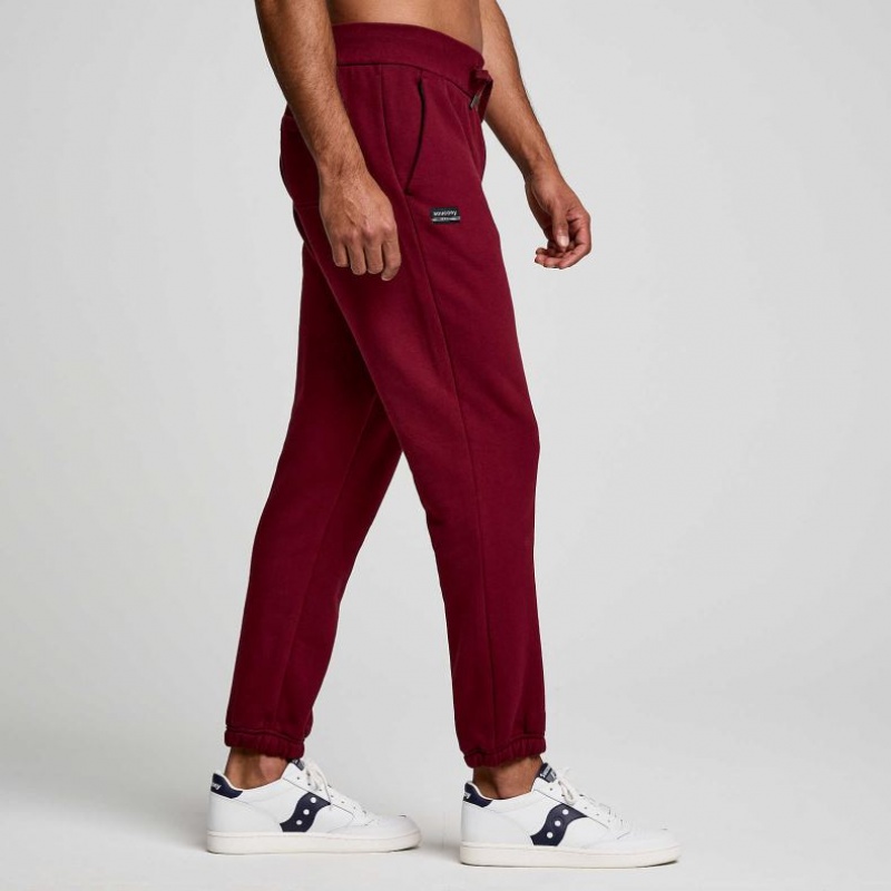 Saucony Recovery Jogginghose Herren Bordeaux | SCHWEIZ RYMHO