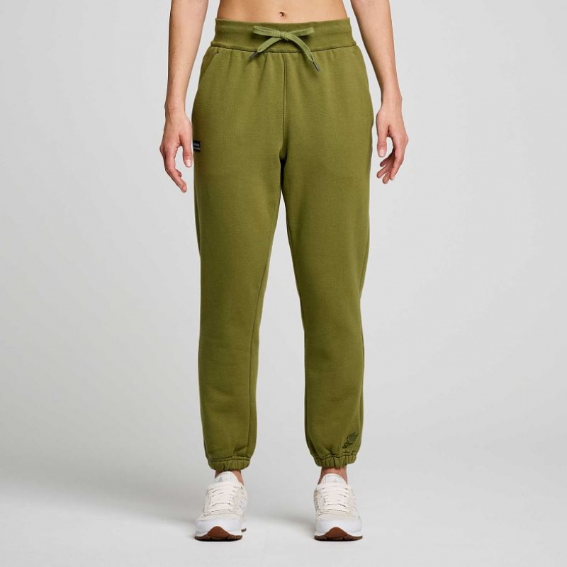 Saucony Recovery Jogginghose Herren Olivgrün | SCHWEIZ NZEAP