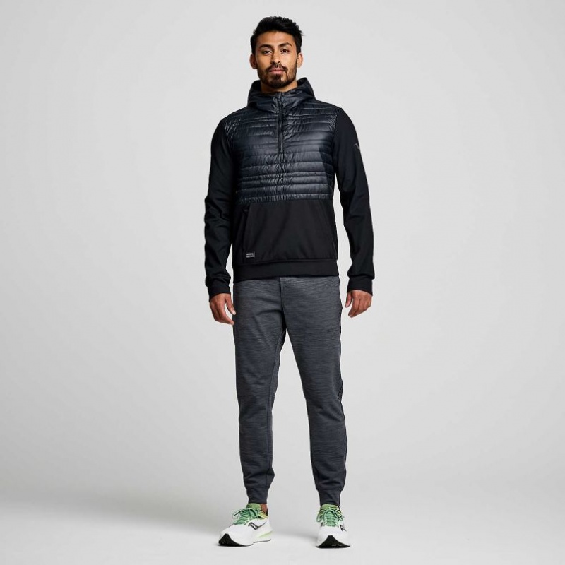 Saucony Solstice Oysterpuff Hoodie Herren Schwarz | SCHWEIZ WXCSH