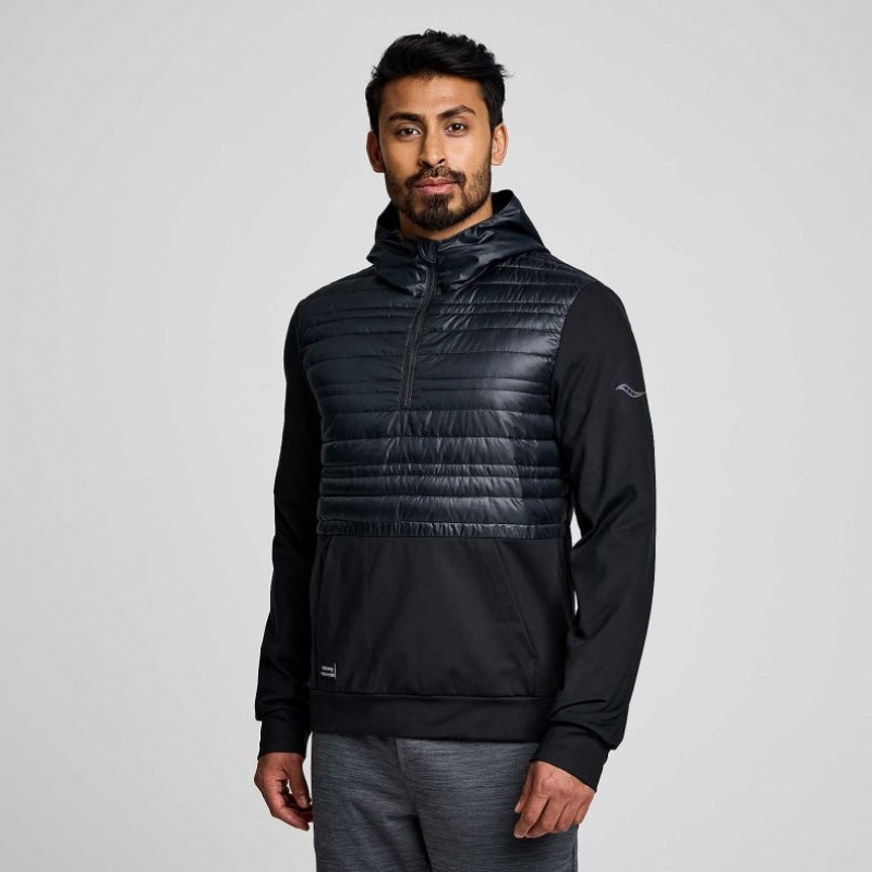 Saucony Solstice Oysterpuff Hoodie Herren Schwarz | SCHWEIZ WXCSH