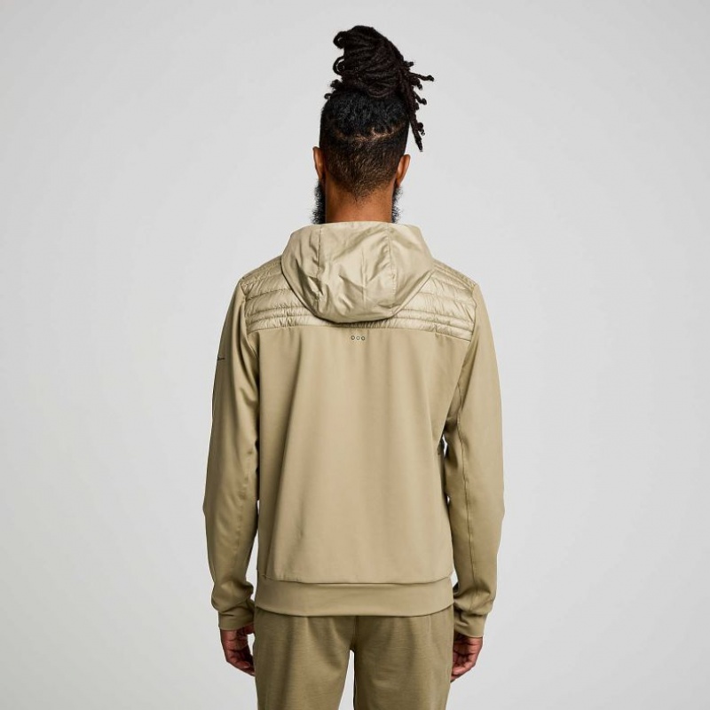 Saucony Solstice Oysterpuff Hoodie Herren Olivgrün | SCHWEIZ MBVNQ