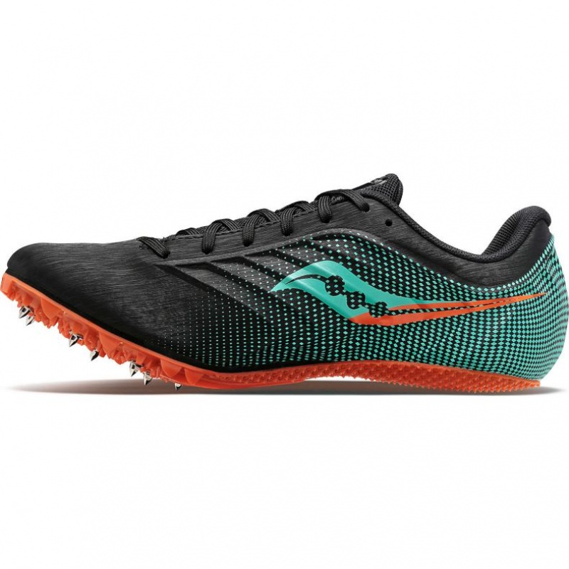 Saucony Spitfire 5 Leichtathletikschuhe Herren Schwarz Türkis | SCHWEIZ SAFET