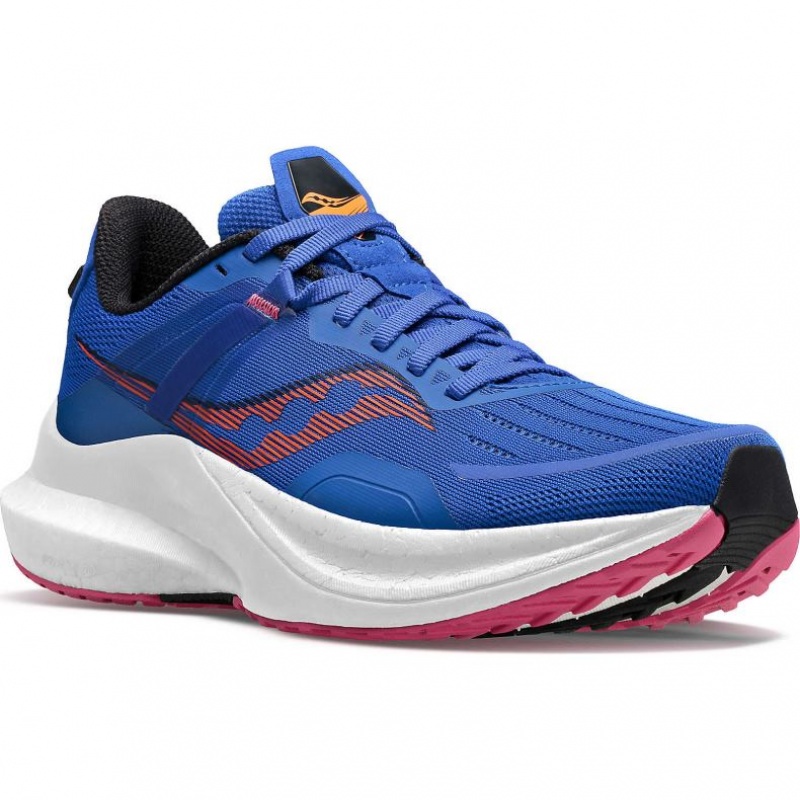 Saucony Tempus Laufschuhe Damen Blau | SCHWEIZ DTPSU