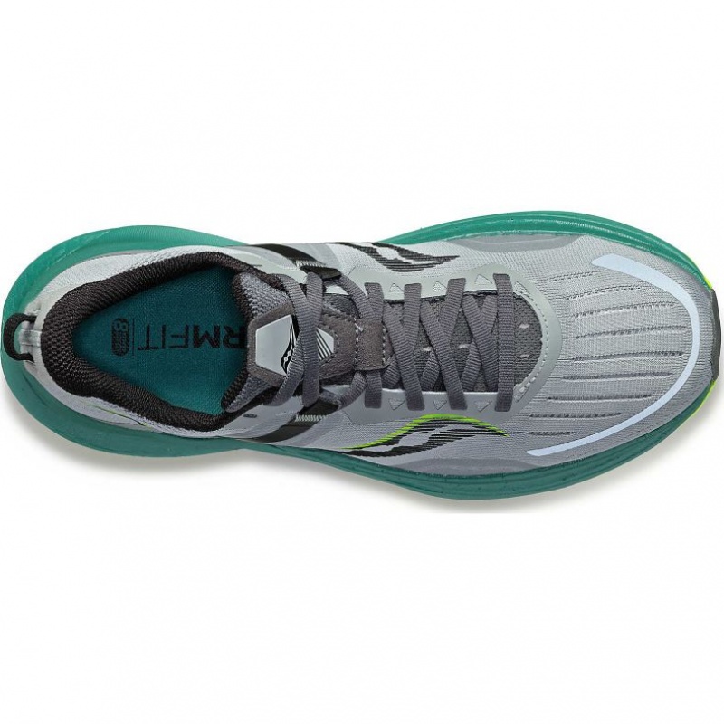Saucony Tempus Wide Laufschuhe Herren Grau Türkis | SCHWEIZ PTHUA