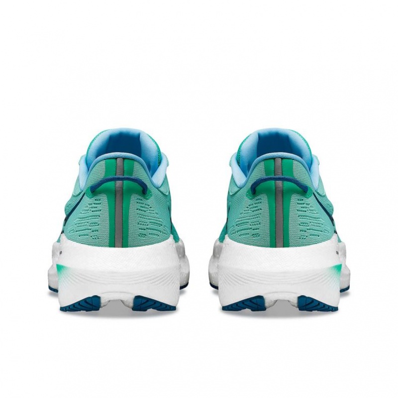 Saucony Triumph 21 Laufschuhe Damen Türkis | SCHWEIZ GMNVO