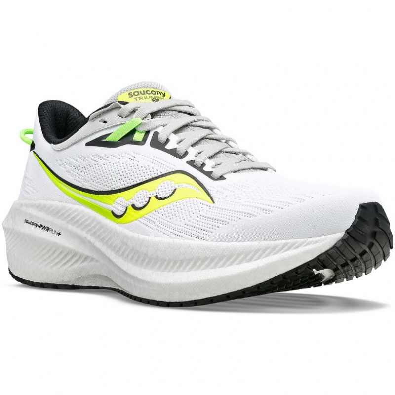 Saucony Triumph 21 Laufschuhe Herren Weiß | SCHWEIZ AKJYU
