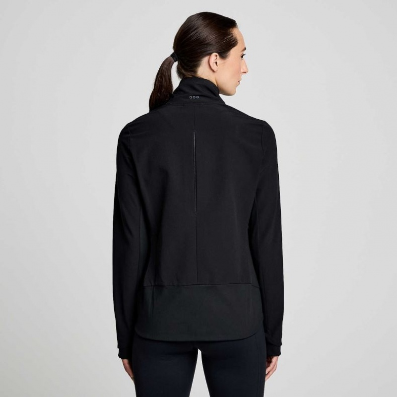 Saucony Triumph Jacke Damen Schwarz | SCHWEIZ EVJXI