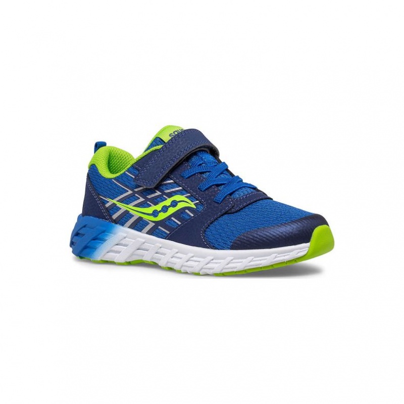 Saucony Wind 2.0 A/C Sneaker Große Kinder Blau | SCHWEIZ VIMFO